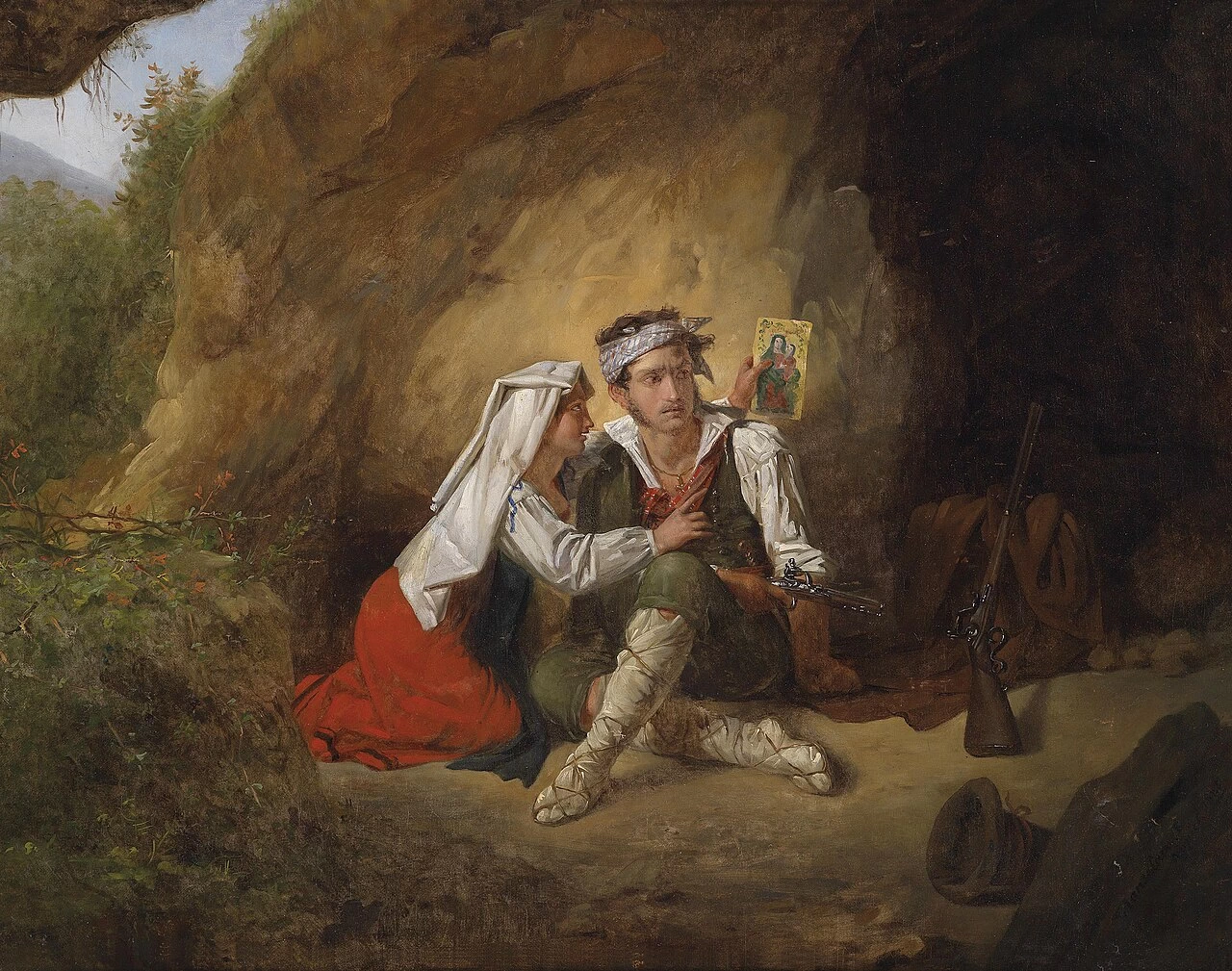 Pierre Van Hanselaere - Incoraggiamento prima della battaglia 1825